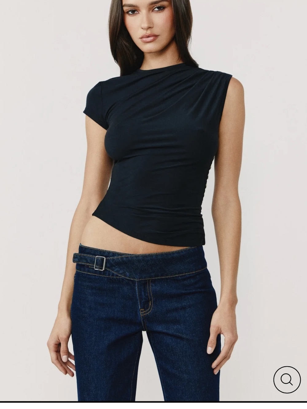 With Jean Sandler Top Black